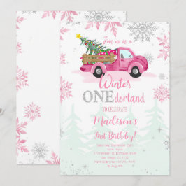 Inbjudan till Winter ONEderland Birthday