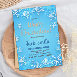 Inbjudan till Winter ONEderland White Snö Silver