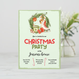 Inbjudan till Winter Party-gruppen i julgran