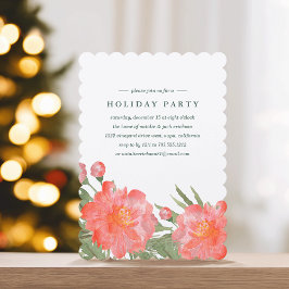 Inbjudan till Winter Peony-Julfesten
