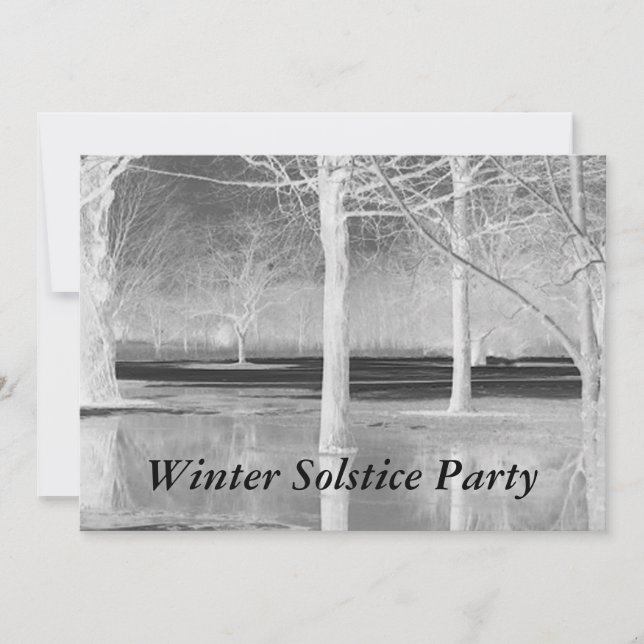 Inbjudan till Winter Solstice Party (Framsida)