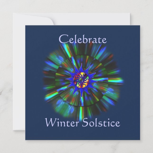 Inbjudan till Winter Solstice Party (Framsida)