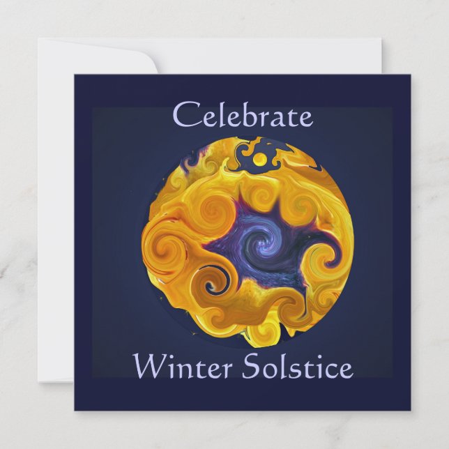 Inbjudan till Winter Solstice Party (Framsida)