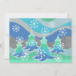 Inbjudan till Winter Träd