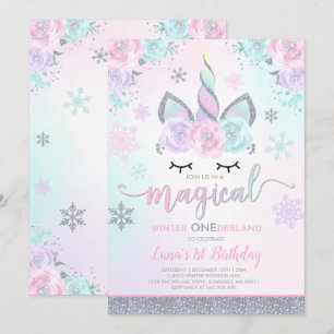 Inbjudan till Winter Unicorn Winter ONEderland Par