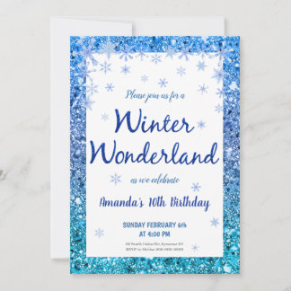 Inbjudan till Winter Wonderland Party