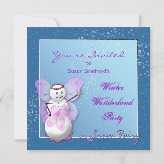 INBJUDAN TILL WINTER WONDERLAND PARTY - MULTI-SYFT (Framsida)