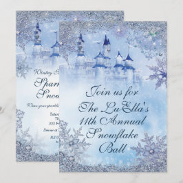 Inbjudan till Winter Wonderland Snowflake Boll