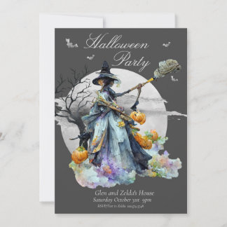 Inbjudan till Witch Halloween fest