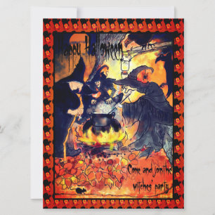 Inbjudan till Witches Halloween fest