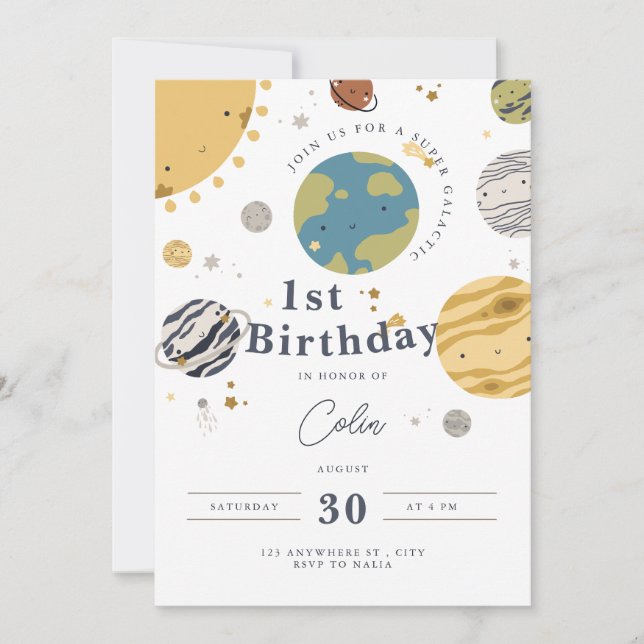 inbjudan till yttre rymden (Framsida)