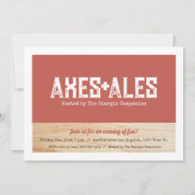 Inbjudan till Yxkastningsfest