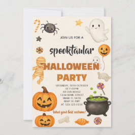 Inbjudan till Zombie Halloween fest
