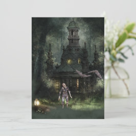 Inbjudan till Zombie Halloween fest