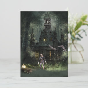 Inbjudan till Zombie Halloween fest