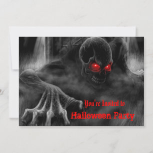 Inbjudan till Zombies Halloween fest