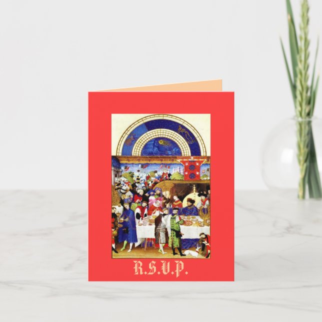 Inbjudan - Tres Riks Heures du Duc de Berry (Framsida)