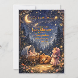Inbjudan Twinkle Twinkle Little Star Baby Shower