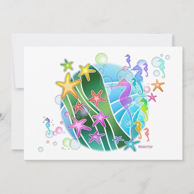 Inbjudan - under havspopkonsten (Framsida)