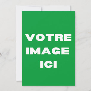 Inbjudan - Votre image ici - personnalisée