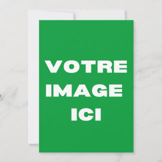 Inbjudan - Votre image ici - personnalisée