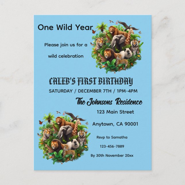 Inbjudan vykort (Framsida)