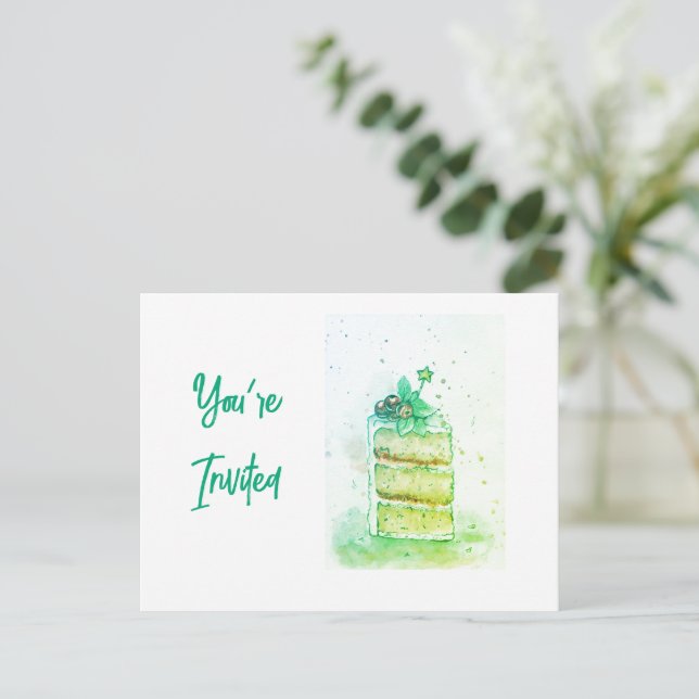 Inbjudan Vykort (Stående Fram)