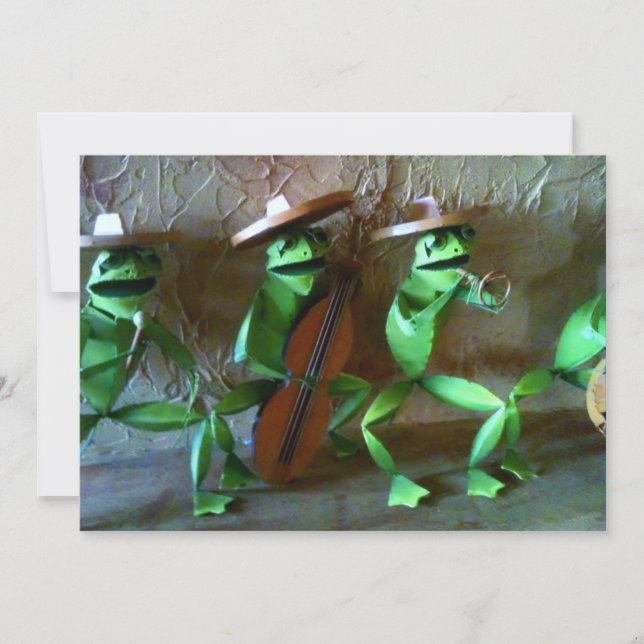 INBJUDANDE AV BORTA VILD FÖR MARIACHI INBJUDNINGAR (Framsida)