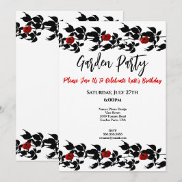 INBJUDANDE AV VINE TOMATO GARDEN PARTY GRATTIS PÅ INBJUDNINGAR