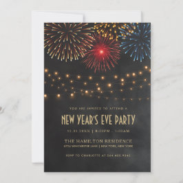 INBJUDANDE FRÅN NYÅRSAFTON PART| Sträng-Ljus Inbjudningar