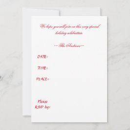 INBJUDANDE TILL EN CHRISTMAS PARTY INBJUDNINGAR