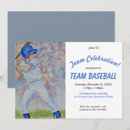 INBJUDANDE TILL LYCKLIG BASEBALL TEAM-PARTEN INBJUDNINGAR