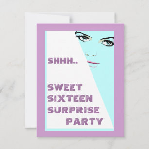 INBJUDANDE TILL ROLIGT SWEET SIXTEEN-PARTEN PARTY INBJUDNINGAR