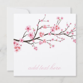INBJUDANDEKORT: SAKURA CHERRY BLOMMARS INBJUDNINGAR