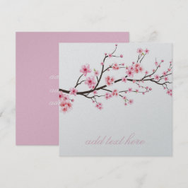 INBJUDANDEKORT: SAKURA CHERRY BLOMMARS INBJUDNINGAR