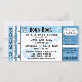 INBJUDANDET BILJETT I POJKE SHOWER CONERT