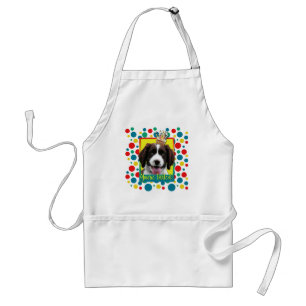 Inbjudanmuffin - SpringerSpaniel - Baxter Förkläde