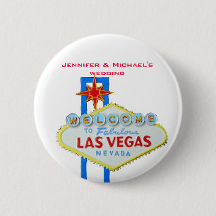 Inbjudna gästnamn brickaLas Vegas partyn Knapp