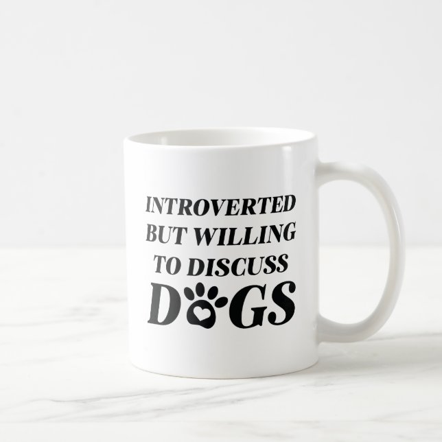 Inbjudna hundar kaffemugg (Höger)