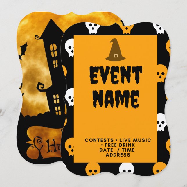 inbjudningar (Fram/baksida)