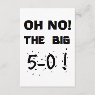 inbjudningar "för 50th födelsedag"