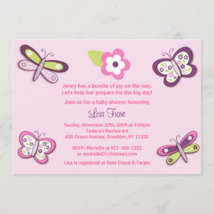 Inbjudningar för baby shower för