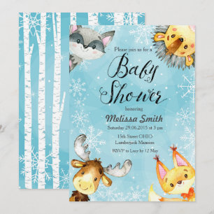 Inbjudningar för baby shower för