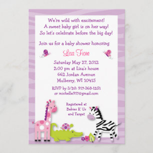 Inbjudningar för baby shower för