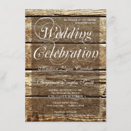 Inbjudningar för bröllop för lantlig landladugård