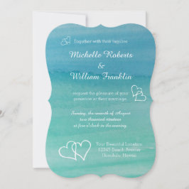 Inbjudningar för bröllop för strand för