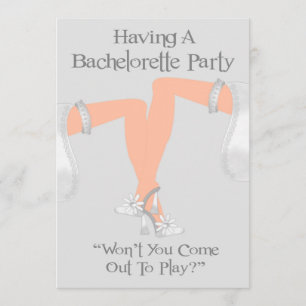 Inbjudningar för det lesbiska Bachelorette partyet