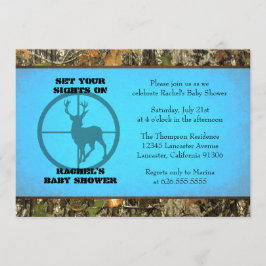 Inbjudningar för dusch för Camo baby med