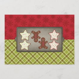 Inbjudningar för party för helgdagkakabakning