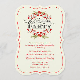 Inbjudningar för party för jul för